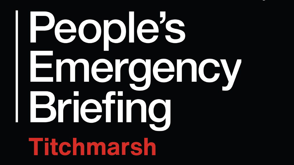 You are invited to attend a screening of The People’s Emergency Briefing